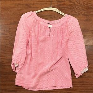 Pink Striped Silk Lilly Pultizer